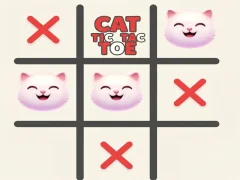 Permainan Cat Tic Tac Toe secara online