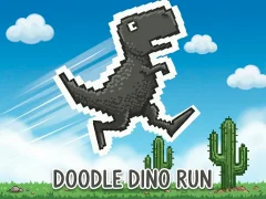 Permainan Doodle Dino Run secara online
