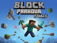 Permainan Block Parkour Trials secara online