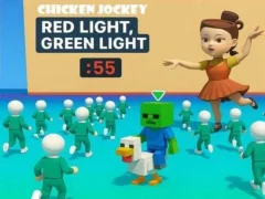 Permainan Chicken Jockey: Red Light Green Light secara online