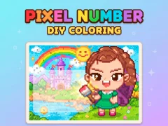 Permainan Pixel Number  DIY Coloring secara online
