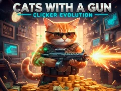 Permainan Cats with a Gun Clicker Evolution secara online