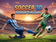 Permainan SOCCER 3D football Simulator secara online
