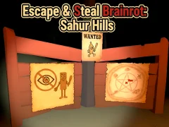 Permainan Escape & Steal Brainrot: Sahur Hills secara online
