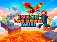 Permainan Brainrots Lava Survive Online secara online