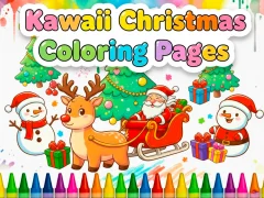 Permainan Kawaii Christmas Coloring Pages secara online