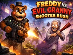 Permainan Freddy vs Evil Granny Shooter Rush secara online