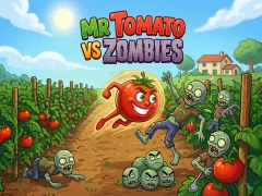 Permainan Mr Tomato VS Zombies secara online