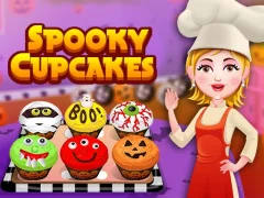 Permainan Spooky Cupcakes secara online