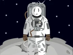 Permainan Stickman in Space secara online