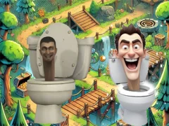 Permainan Skibidi Toilet Cross The Road secara online
