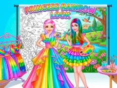 Permainan Princess Rainbow Look secara online