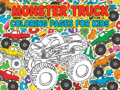 Permainan Monster Truck Coloring Pages For Kids secara online