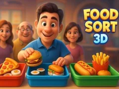 Permainan Food Sort 3D secara online