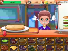 Permainan Burger Craze: Top Burger Shop secara online