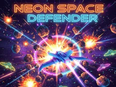 Permainan Neon Space Defender secara online