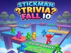Permainan Stickman Trivia Fall IO secara online