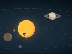 Permainan 3d Solar System secara online