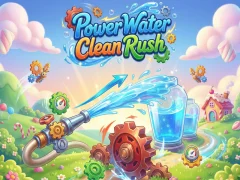 Permainan Power Water Clean Rush secara online