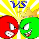 Permainan Red ball vs green king secara online