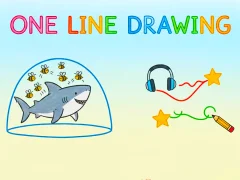 Permainan One Line Drawing secara online