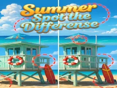 Permainan Summer Spot the Differense secara online