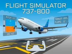 Permainan Flight Simulator 737-800 secara online