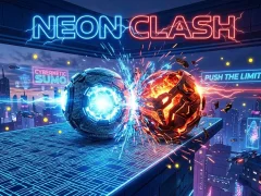 Permainan Neon Clash secara online
