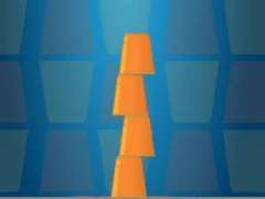 Permainan Cups Tower Builder secara online