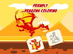 Permainan Friendly Dragons Coloring secara online