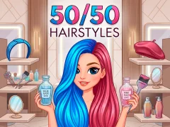 Permainan 50/50 Hairstyles secara online