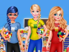 Permainan BFF Princess Vote For  FIFA 2018 Quarter Finals secara online