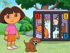 Permainan Dora The explorer Dora's Puppy Adventure secara online