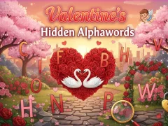 Permainan Valentine's Hidden Alphawords secara online