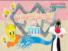 Permainan Looney Tunes Cartoons Les tuyaux farceurs de Titi secara online
