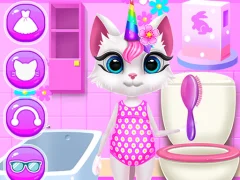 Permainan Kitty Unicorn Daily Care secara online