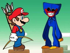 Permainan Mario vs Huggy Wuggy secara online