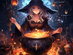 Permainan Anime girls Witchcraft secara online