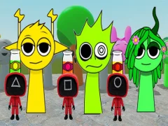 Permainan Squid Sprunki Tap 2 secara online