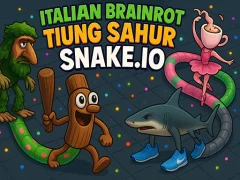 Permainan Italian Brainrot Tung Sahur Snake.io secara online