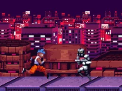 Permainan Endless Cyberpunk Runner secara online