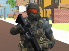 Permainan Pixel zombie survival secara online