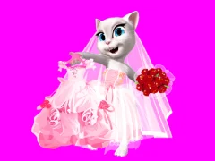 Permainan Talking Tom Angela City Wedding Boutique secara online