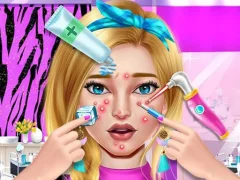 Permainan Pimple Treatment Makeover Salon secara online