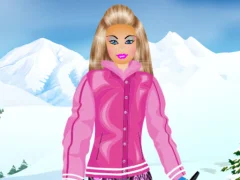 Permainan Barbie Snowboard Dress secara online