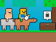Permainan Baby Noob vs Baby Obby Horse secara online