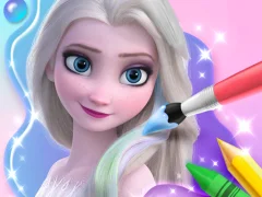 Permainan Coloring Book For Elsa secara online