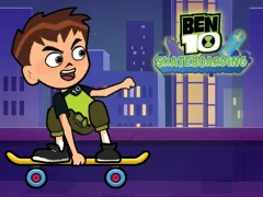 Permainan Ben 10 Skateboarding secara online