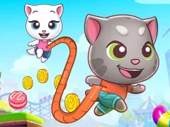 Permainan Tom & Angela Jump secara online