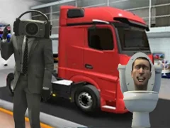 Permainan Truck Simulator Skibidi Toilet secara online